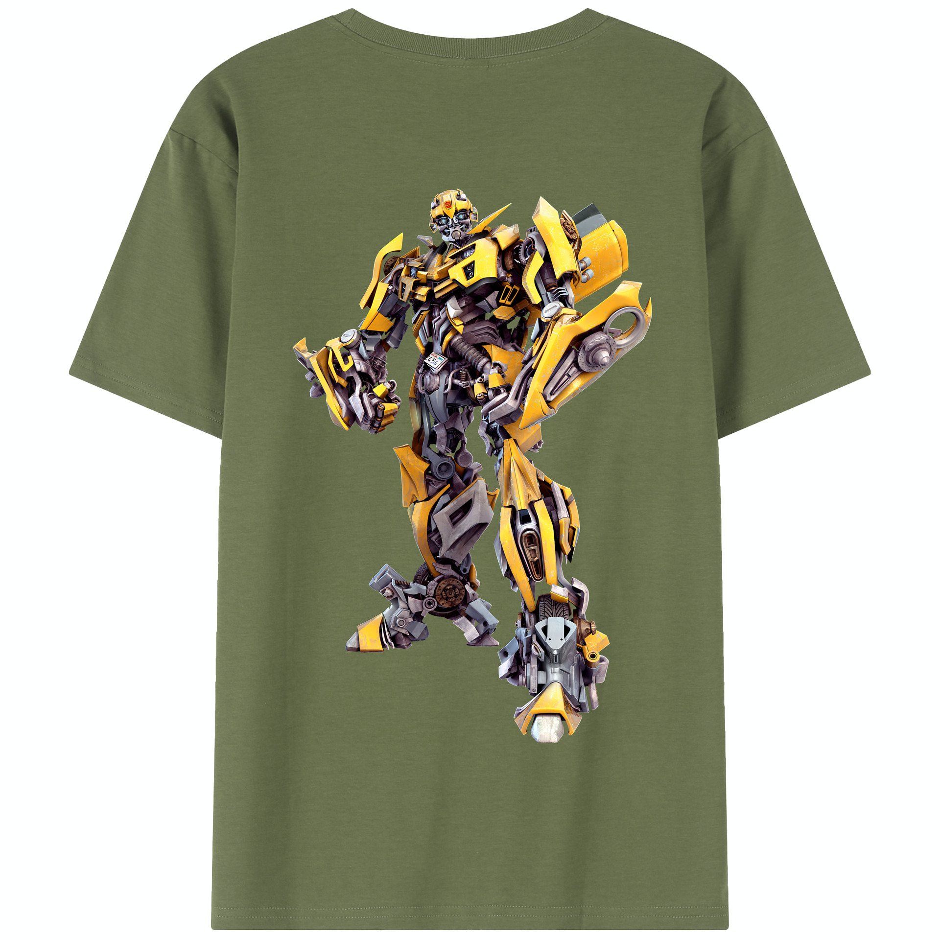 （画像用） Transformers トランスフォーマー 綿100％半袖Tシャツ（背面プリント）